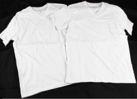 Bodytide V-Neck T-Shirt Doppelpack wei&szlig; Herren
