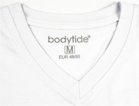 Bodytide V-Neck T-Shirt Doppelpack wei&szlig; Herren