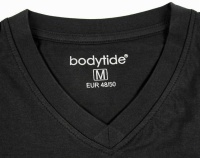 Bodytide V-Neck T-Shirt Doppelpack schwarz Herren