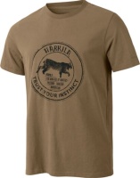 H&auml;rkila Wildlife Lynx S/S T-Shirt Kurzarm khaki...