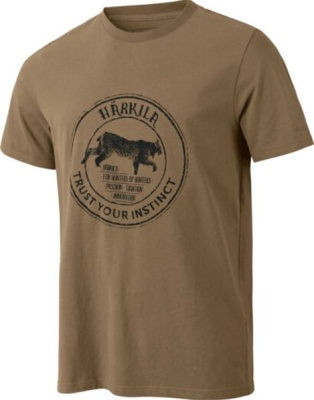 H&auml;rkila Wildlife Lynx S/S T-Shirt Kurzarm khaki Herren (Gr&ouml;&szlig;e XL)