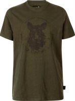 Seeland Flint T-Shirt Grizzly Brown Men's Short SleeveTop 