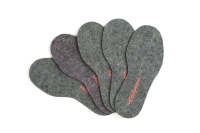 Woolpower Filzsohlen grau unisex (Gr&ouml;&szlig;e 44-45)