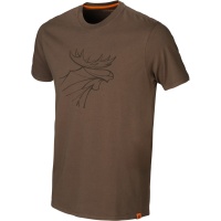 H&auml;rkila Graphic T-Shirt 2-Pack green/brown Herren