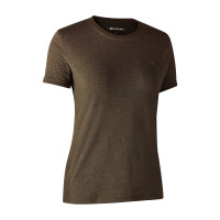 Deerhunter T-Shirt Basic O-Neck 2-Pack braun / grau Damen (Gr&ouml;&szlig;e 44)
