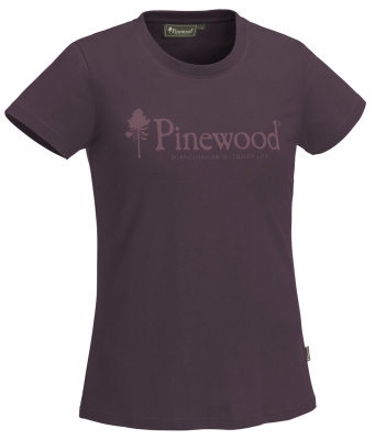 Pinewood Outdoor Life T-Shirt lila plum Damen