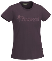 Pinewood Outdoor Life T-Shirt lila plum Damen...